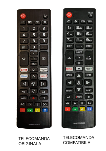Telecomenzi TV - Telecomanda inlocuitoare compatibila TV LG AKB76037605 IR 1439 (418-5) – IoElectronice.ro