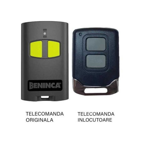 Telecomenzi RF porti - Telecomanda poartă garaj 2 butoane Beninca TO.GO2VA frecvență 433.92 MHz cod săritor
