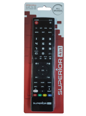 Telecomenzi diverse - Telecomandă SUPERIOR 212 universală pentru TV/AC IR, compatibilitate OEM, lungime standard, control simplu.