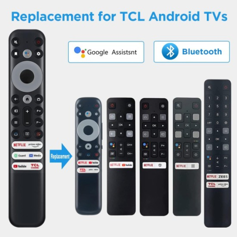 Telecomanda RC902V FMR1 + Baterii Incluse – TCL Android Smart TV [1]
