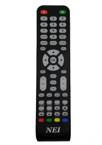 Nei - Telecomanda TV Nei 2 IR6121/20DF cu 72 butoane pentru control televizoare standard
