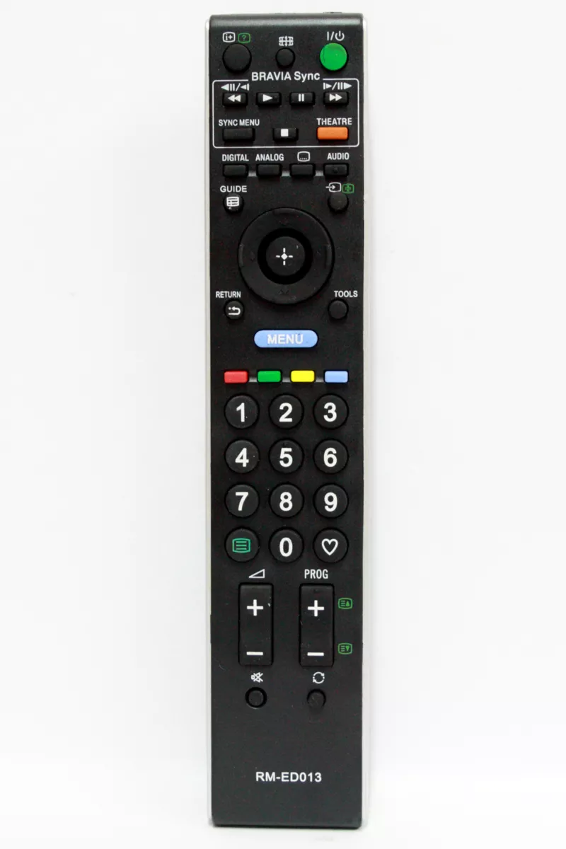 Sony - Telecomandă TV Sony RM-D764 RM-ED013 compatibilă cu televizoare Sony, lungime 20 cm, tip telecomandă originală