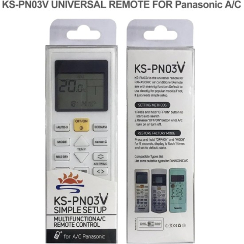 Audio-video - Telecomandă universală PANASONIC KS-PN03V asociere rapidă