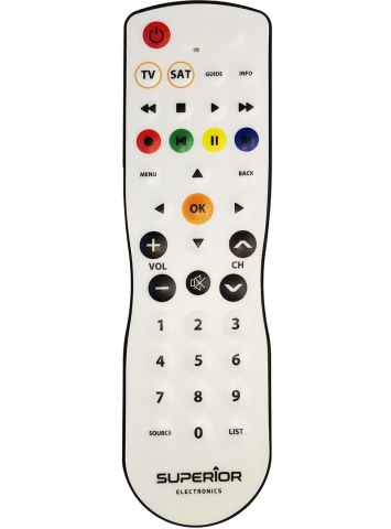 Telecomenzi diverse - Telecomanda universală pentru TV model Superior SAFE se poate spăla (332) – IoElectronice.ro