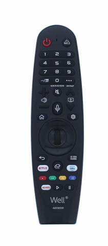LG - Telecomandă Universală LG pentru TV LCD - Compatibil Netflix și Prime Video, 10m, AA x2, Ușor de utilizat