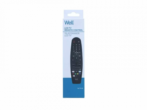 Telecomandă Universală LG pentru TV LCD - Compatibil Netflix și Prime Video, 10m, AA x2, Ușor de utilizat [1]