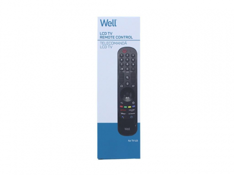 Telecomandă Universală TV LCD LG Well LG02 – Compatibil Netflix, Prime Video, Disney+ și distanță de funcționare 10m [1]