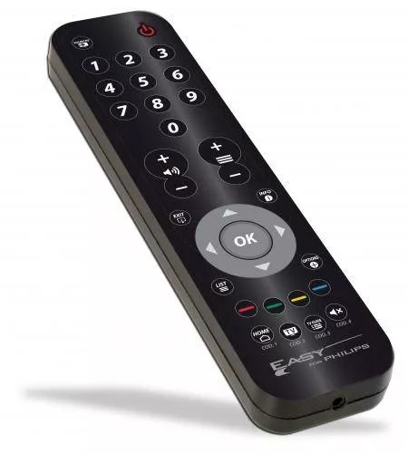 Philips - Telecomandă Universală TV LCD Philips Jolly – Funcții Complete, Ușor de Folosit, Compatibilă cu Modele Philips