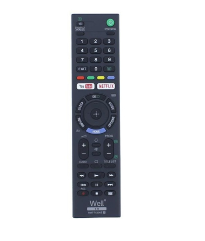 Telecomenzi - Telecomandă Universală TV LCD Sony – Ușor de Utilizat, Compatibil Netflix și YouTube, Distanță 10m, Baterii AAA Incluse