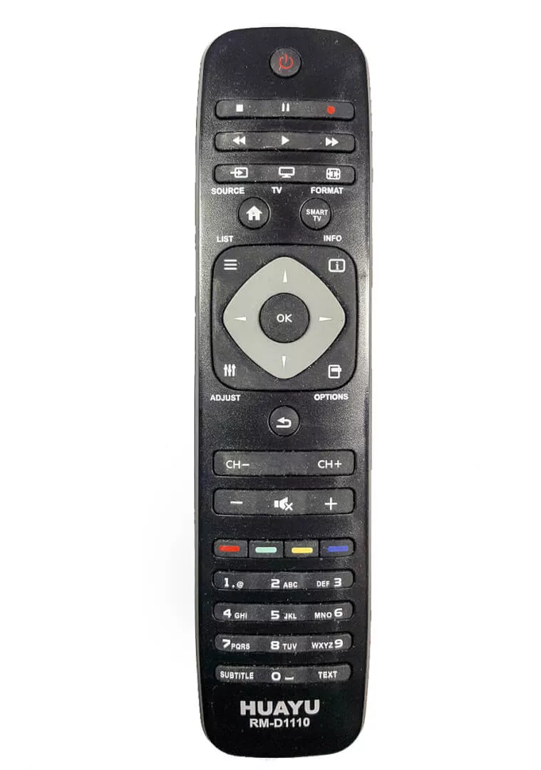 Philips - Telecomanda universală TV LED Philips RM-D1110 HUAYU (96) – Control Simplu și Rapid pentru Televizorul Tău