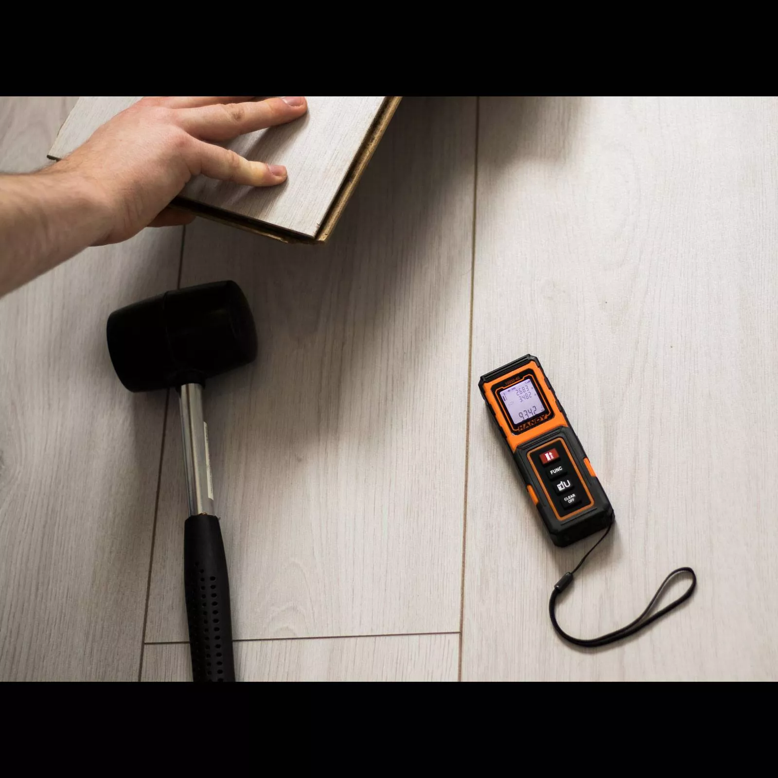Telemetru cu laser 20m HANDY, tester, garanție 24 luni persoane fizice, 12 luni persoane juridice [4]