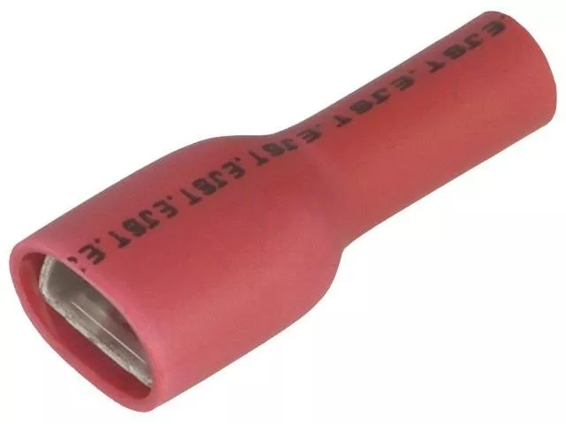 Mufe papuci - Terminal papuc plat 4.8mm 0.5mm mama 0.5/1.5mm2 rosu