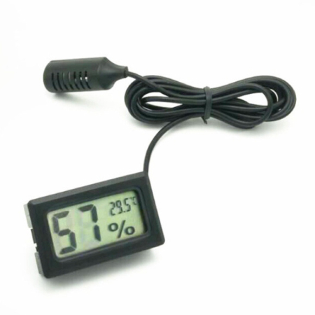 Timere-senzori - Termometru si higrometru digital de panou cu afisaj LCD