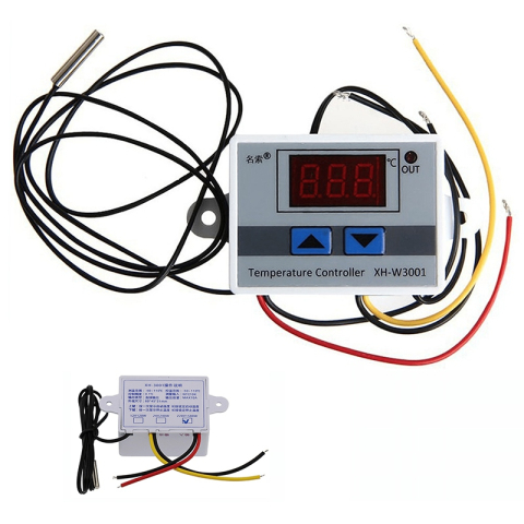 Electrice - Termostat LCD temperatura XH-W3001 110-230V -50°C - +110°C – IoElectronice.ro