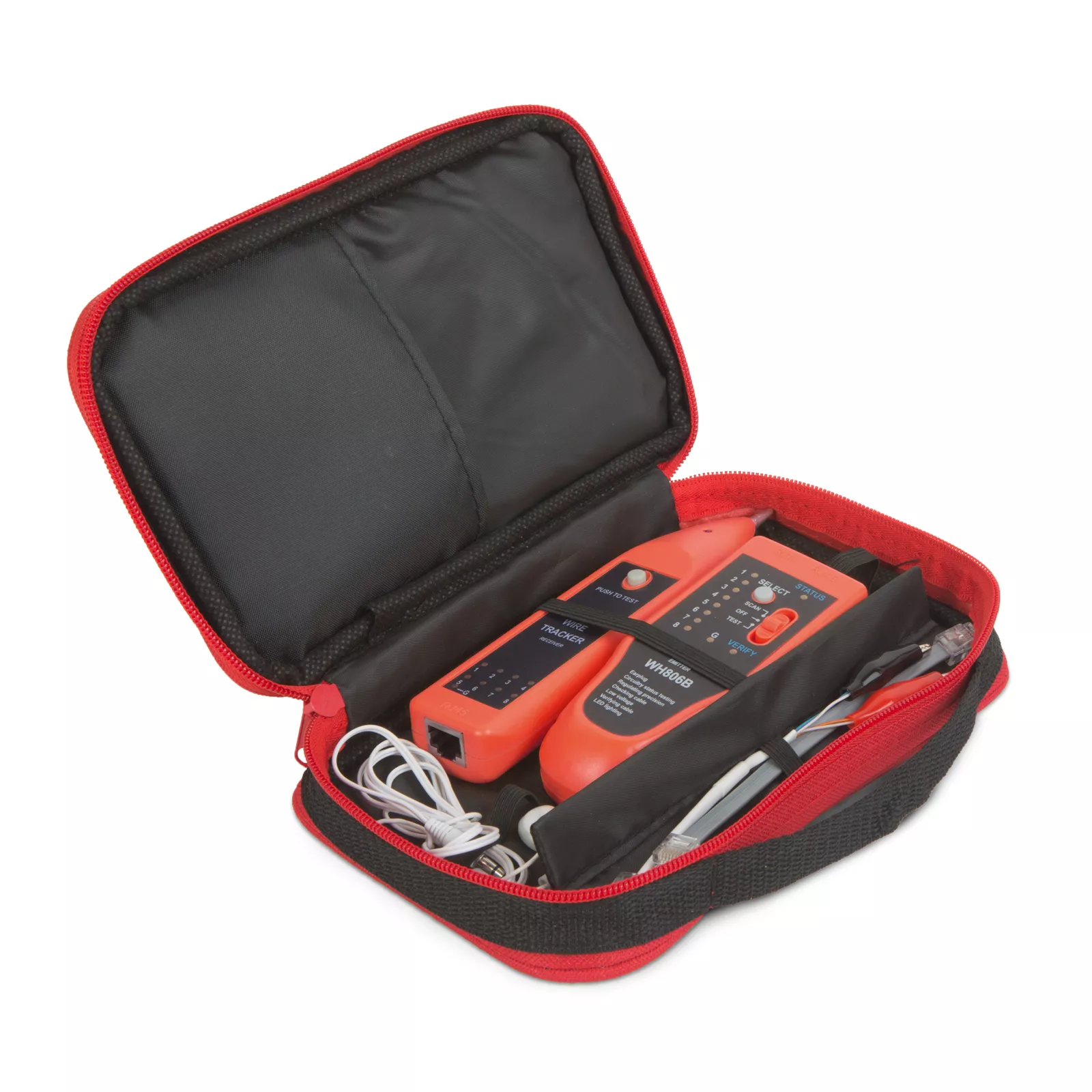 Tester cablu RJ45 cu LED Maxwell, garanție 24 luni, pentru verificarea conexiunilor de rețea [1]
