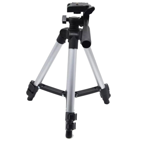 Trepied fotografic din aluminiu, compact cu suport mobil 3D + Telecomandă Bluetooth – Stabilitate și versatilitate pentru fotografiile tale [6]