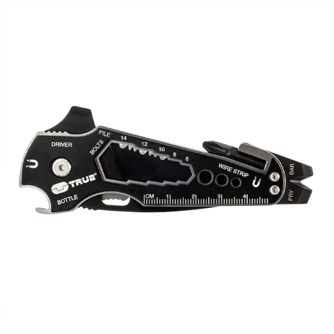 Cuțit multifuncțional TRUE UTILITY SMARTKNIFE TU6869 15 instrumente, lungime 10 cm, ideal pentru camping și activități în aer liber [1]