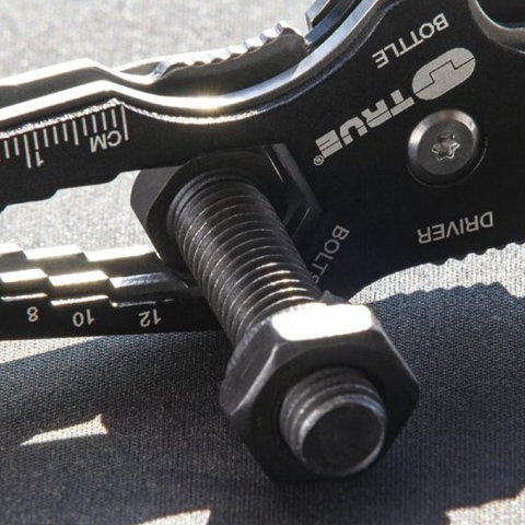 Cuțit multifuncțional TRUE UTILITY SMARTKNIFE TU6869 15 instrumente, lungime 10 cm, ideal pentru camping și activități în aer liber [4]