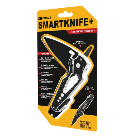 Cuțit multifuncțional TRUE UTILITY SMARTKNIFE TU6869 15 instrumente, lungime 10 cm, ideal pentru camping și activități în aer liber [5]