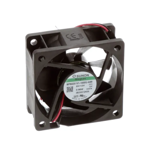 Computer-laptop - Ventilator 60x60x25 mm 12VDC lagăr Vapo 4500rpm SUNON MF60251V1-1000U-A99 – IoElectronice.ro