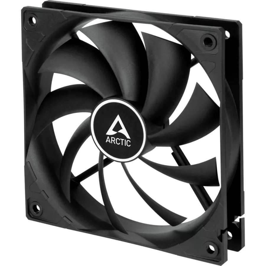 Ventilatoare PC - Ventilator ARCTIC AC F12 PWM PST negru 120 mm 4 Pin 1350RPM ACFAN00200A – IoElectronice.ro