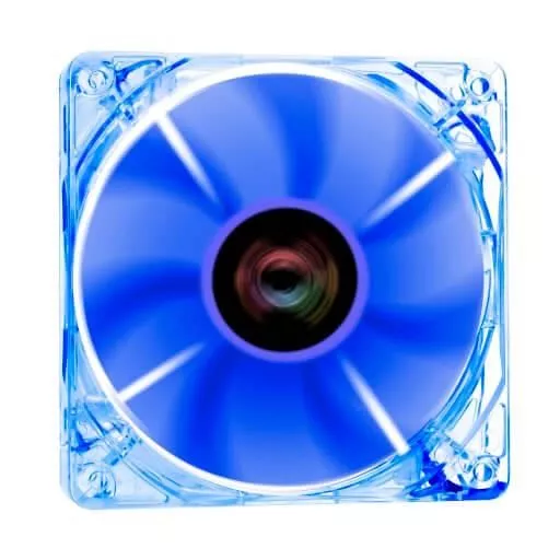 Ventilatoare PC - Ventilator PC 120mm iluminare albastră Riotoro Cross-X Clear