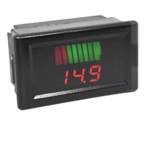 Scule mentenanta - Voltmetru digital 12-72V cu display roșu ZX-EB120 VER. 5.0 – IoElectronice.ro