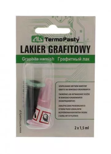 Vopsea grafit AG TermoPasty pentru circuite imprimate 20ml, rezistentă la temperaturi ridicate [1]
