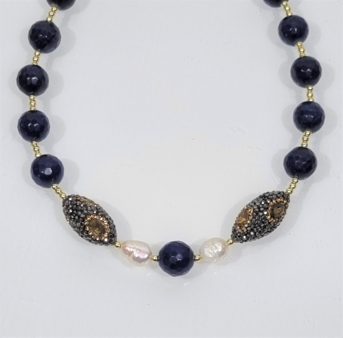 Marysia Blue Agate and Pearls [6]