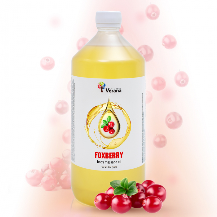 Масажно масло за тяло от червена боровинка [1]
