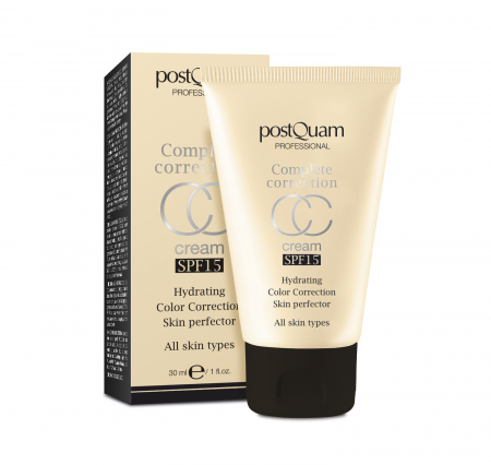 Продукти против бръчки / За всички типове кожа - CC Cream Коригиращ крем с пълно покритие SPF 15