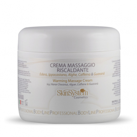 Skin System - Crema anticelulitica cu efect de incalzire cu Iedera, Cafeina, Guarana si Carnitina 250ml