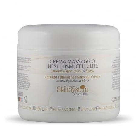Skin System - Crema anticelulitica cu Lamaie, Alge, Ruscus, Salvie, Cafeina, Guarana, Carnitina 250ml