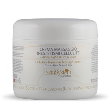 Skin System - Антицелулитен крем с лимон, водорасли, рускус, градински чай, кофеин, гуарана и карнитин 500 мл