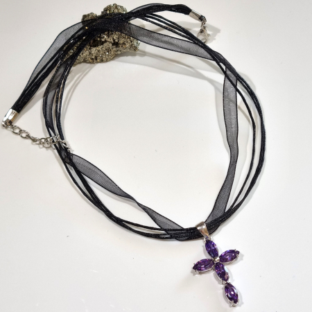 Marysia Amethyst Cross [1]