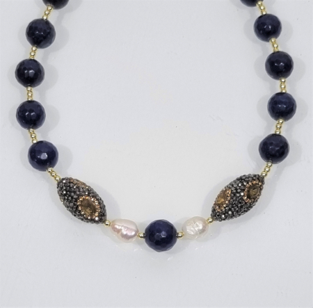 Marysia Blue Agate and Pearls [5]