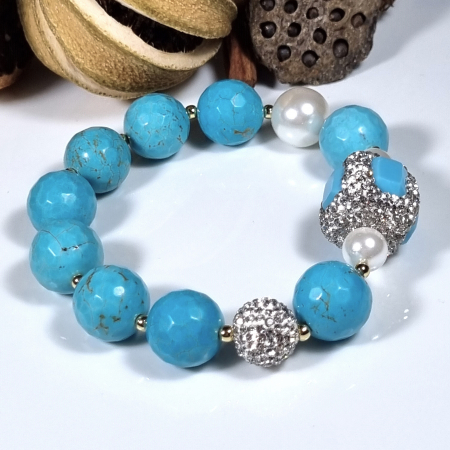 Marysia Blue Chrysanthemum [6]