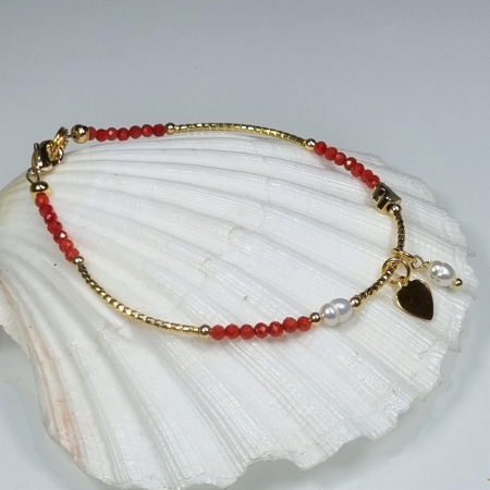 Marysia Pearls, Coral and Heart [5]