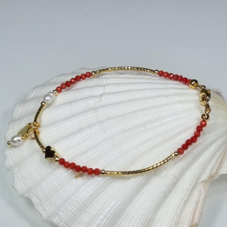 Marysia Pearls, Coral and Heart [10]