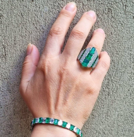 Marysia Rare Green Paraiba Tourmaline [1]