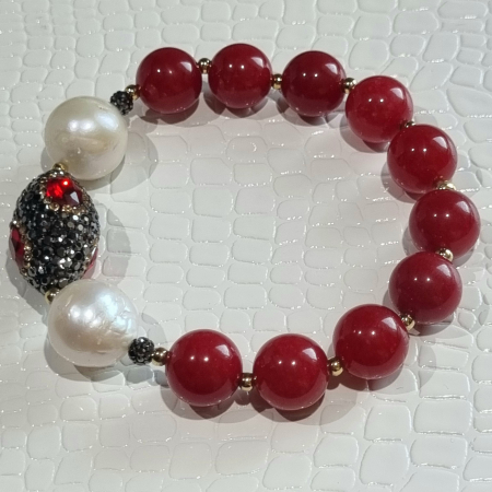 Marysia Red Jade & Big Pearls [14]