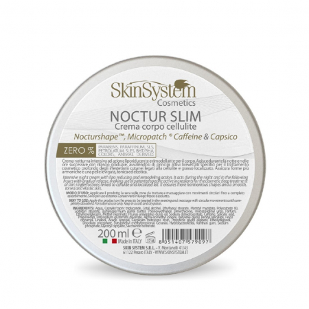 Skin System - NOCTUA SLIM Антицелулитен крем с Nocturn Shape™, Caffeine Micropatch®, Capsicum