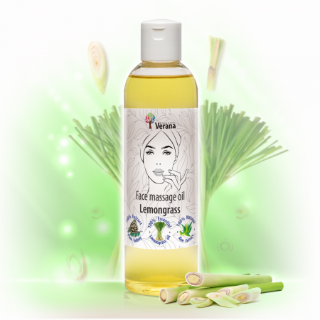 Verana Cosmetics - Масажно масло за лице с лимонена трева