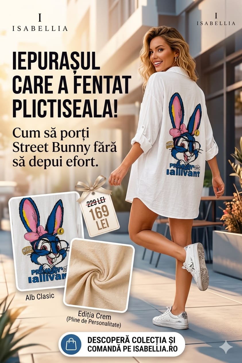 Cămaşă Damă Oversize Street Bunny