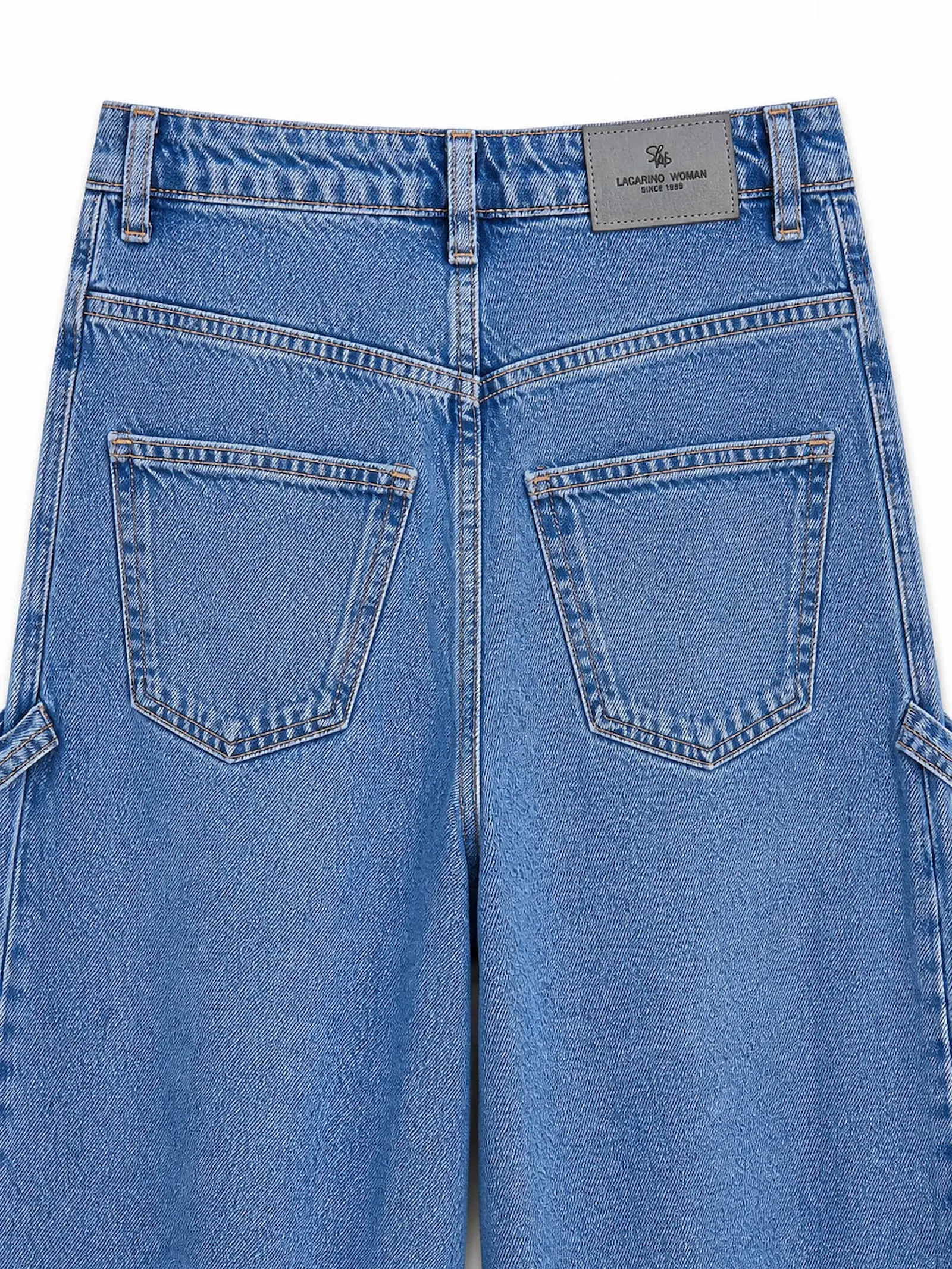 Blugi Dama Casual Retro Wide-Leg Lacarino - Isabellia.ro [9]
