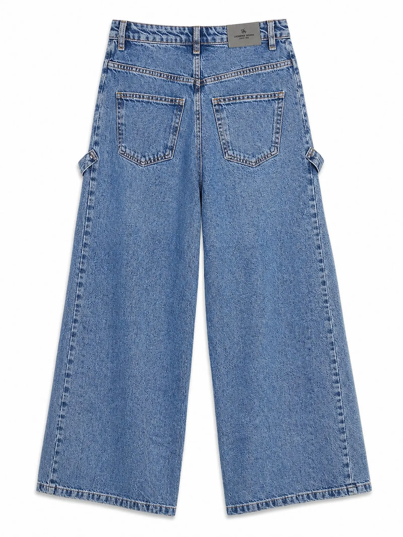 Blugi Dama Casual Retro Wide-Leg Lacarino - Isabellia.ro [7]