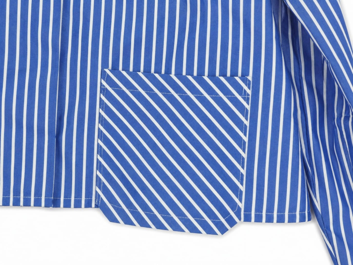 Camasa Crop cu Dungi Dama Summer Stripes Bumbac Isabellia [6]