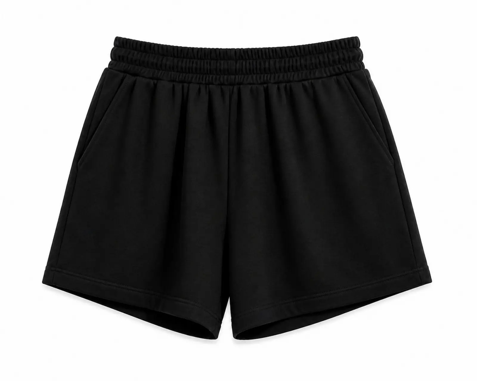 Set Sport Dama Negru Bumbac Hanorac si Pantaloni Scurti - Isabellia.ro [5]