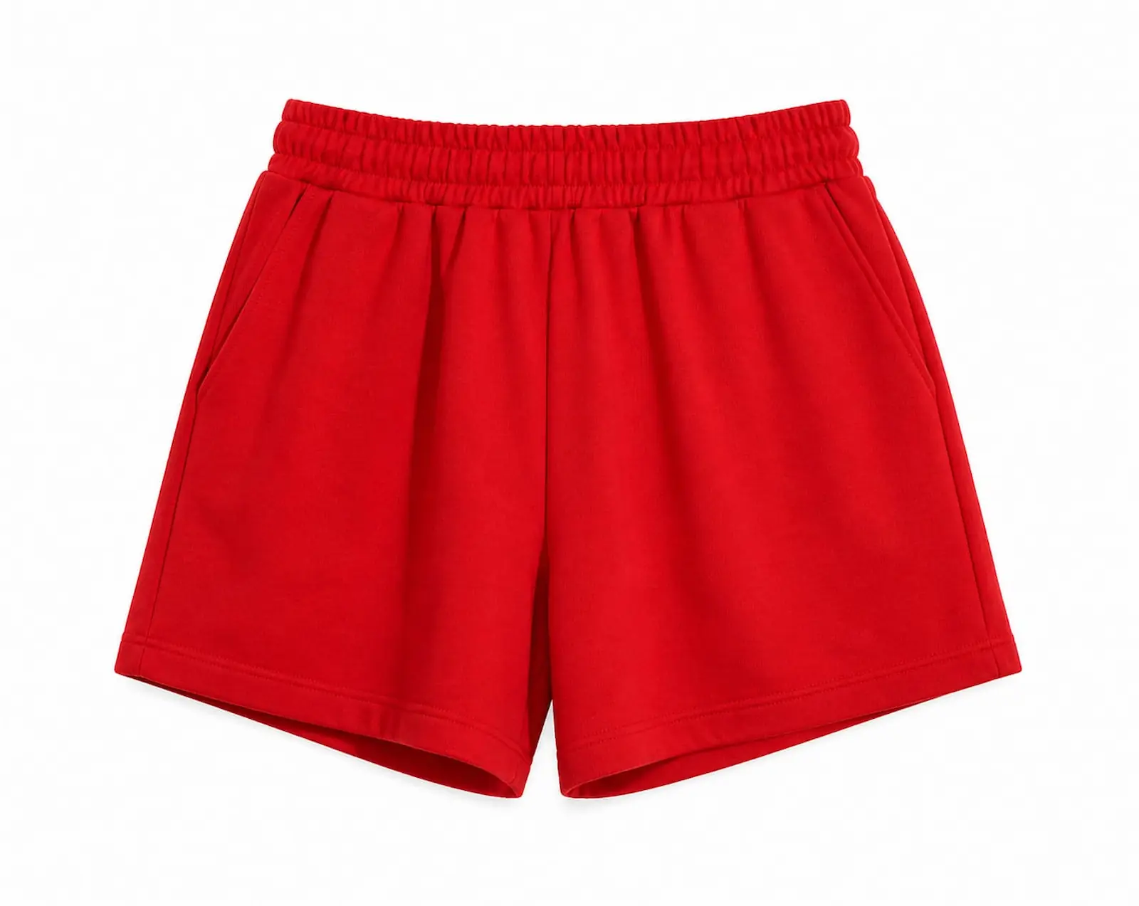 Set Sport Dama Rosu Bumbac Hanorac si Pantaloni Scurti - Isabellia.ro [7]