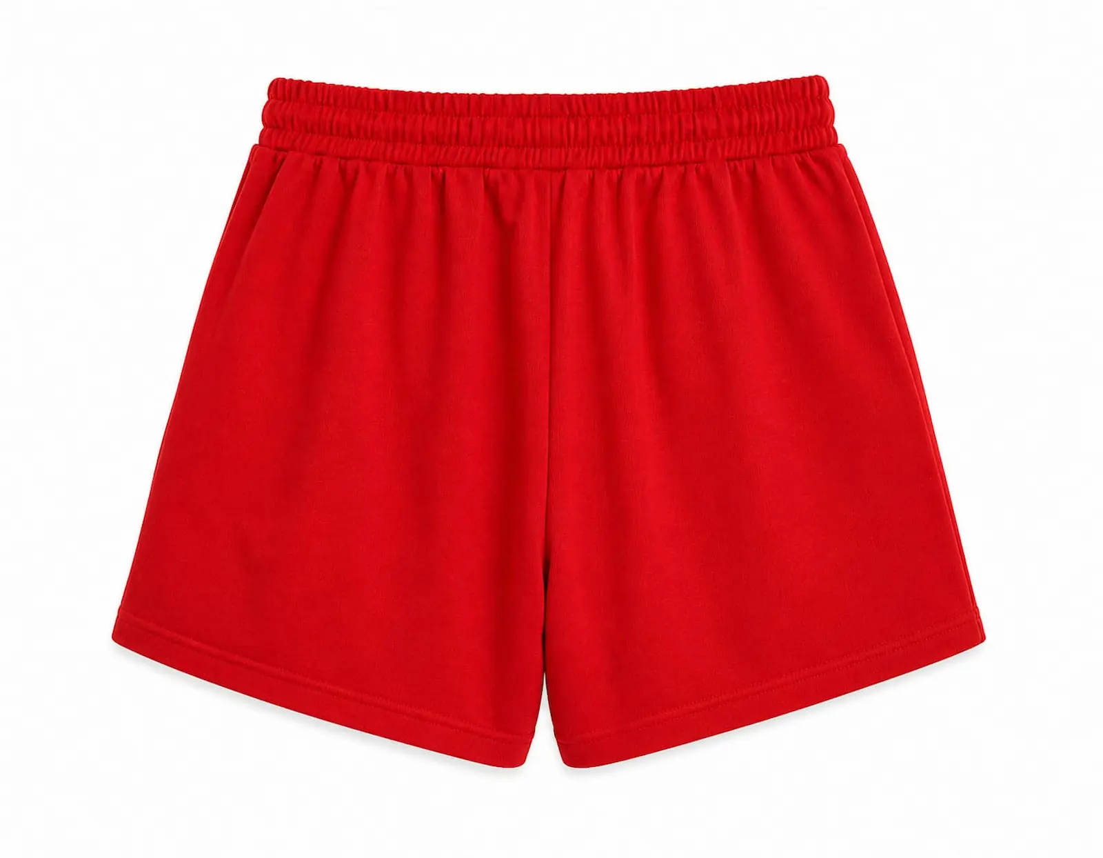 Set Sport Dama Rosu Bumbac Hanorac si Pantaloni Scurti - Isabellia.ro [6]